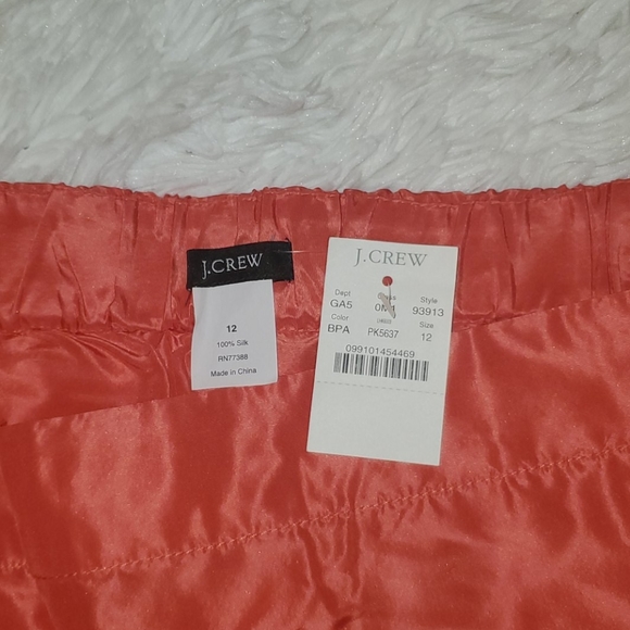 J. Crew Silk Mini-Skirt - Picture 2 of 2